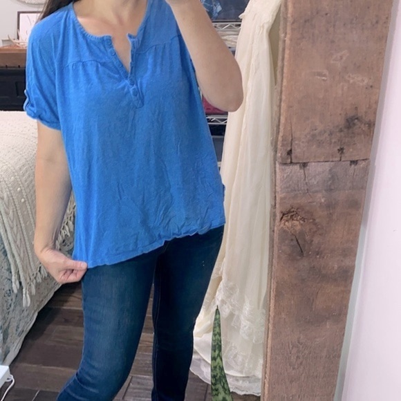 Croft and Barrow blue top size 2X - Picture 1 of 5